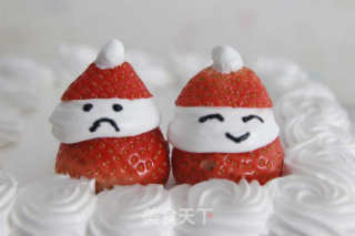 [tomato Recipe] Christmas Strawberry Snowman Cake-strawberry Control Snowman Cake recipe