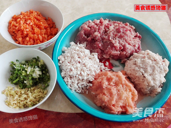 Steamed Lotus Root and Taro Potato Patties recipe