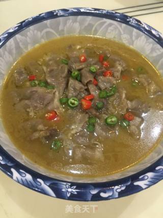 Sour Soup with Beef recipe