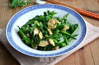 Stir-fried Clams with Leek recipe