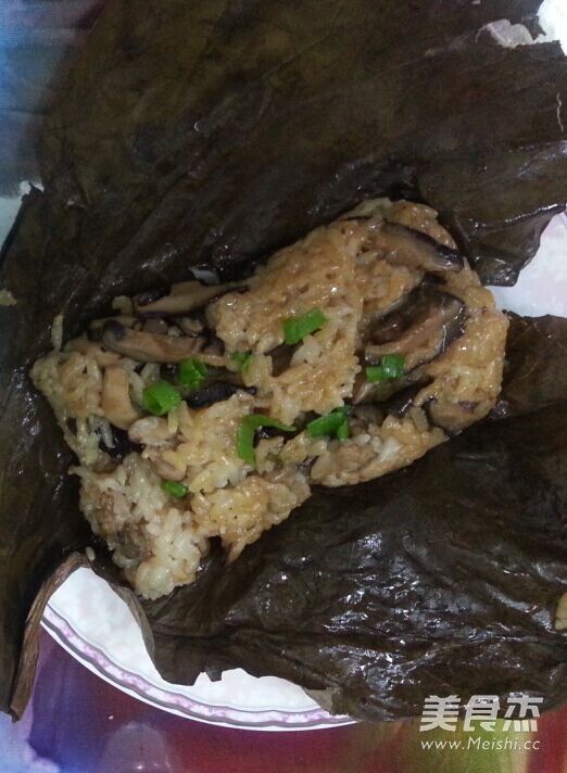 Lotus Leaf Glutinous Rice Chicken recipe