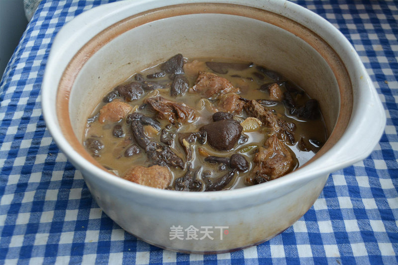 Stewed Duck with Mushrooms recipe