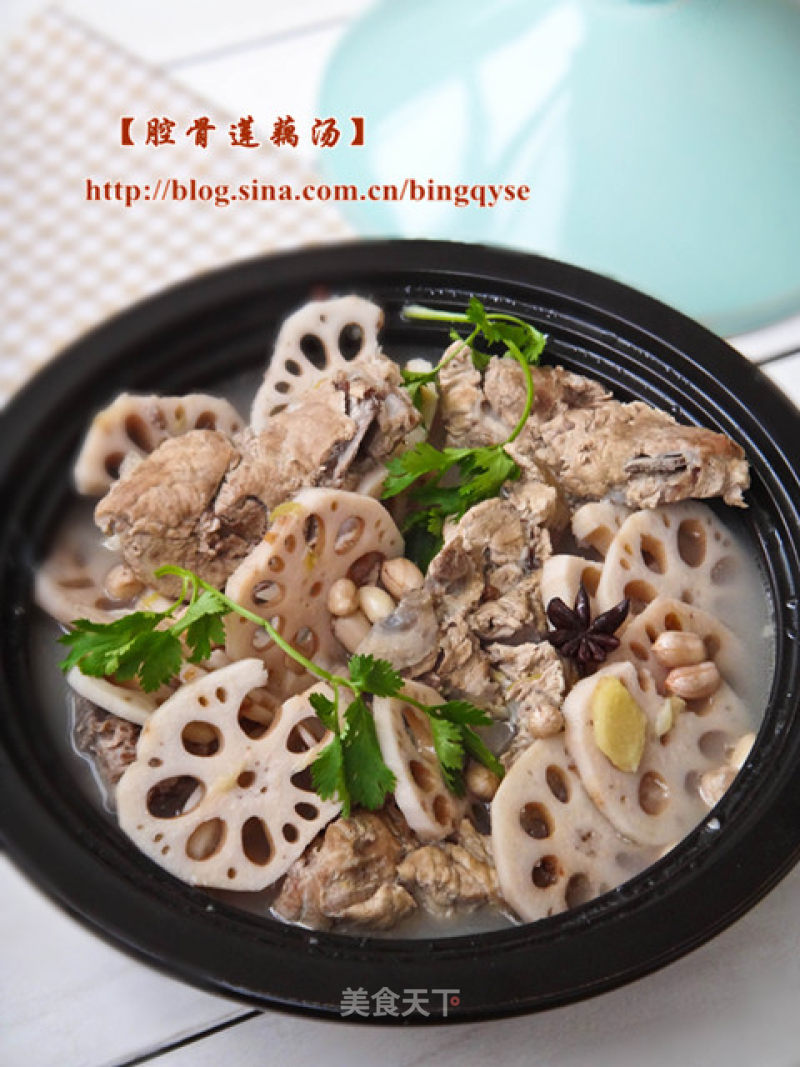 To Benefit The Stomach, Invigorate The Spleen and Replenish Calcium [cavern Bone Lotus Root Soup] recipe