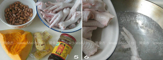Steamed Chicken Feet with Tempeh Powder recipe