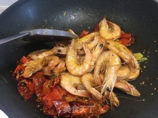 Spicy Shrimp with Crispy Pepper recipe