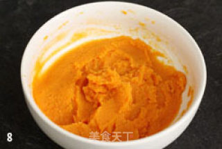 Sweet Potato Flower Shaped Bread recipe