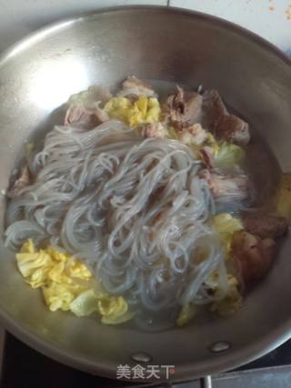 Homemade Version of Lamb and Cabbage Vermicelli Soup with Chili Oil recipe