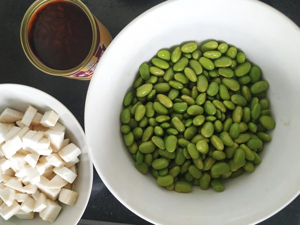 Stir-fried Shrimp Edamame recipe