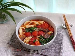 Tomato Beef Noodles recipe