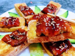 Pan-fried Eel Tofu#酸甜美食# recipe