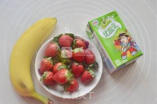 Strawberry Banana Milkshake recipe