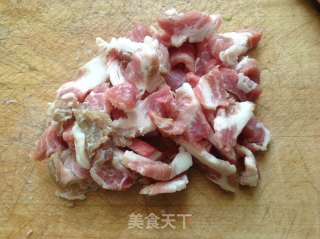 Stir-fried Pork Choir with Bitter Flavor recipe