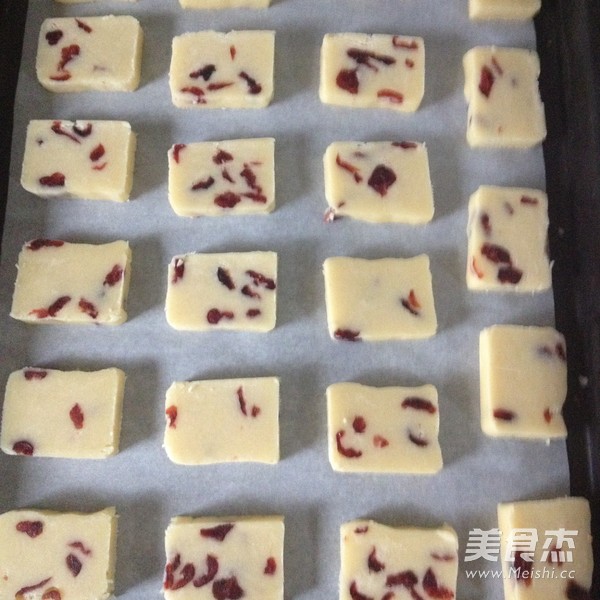 Cranberry Butter Cookies recipe