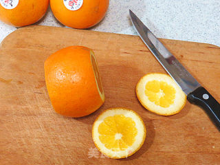 Lovely [mini Orange Fruit Plate] recipe