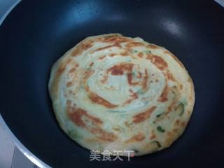 Hot Noodle Scallion Pancake recipe