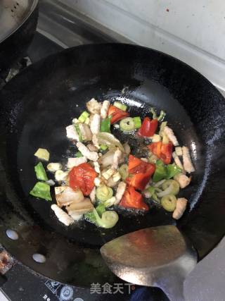 Stir-fried Vermicelli with Bean Sprouts recipe