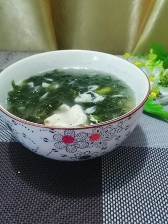 Shrimp and Seaweed Egg Soup recipe