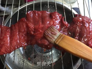 Red Glutinous Barbecued Pork# Oven美食# recipe