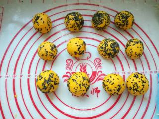 Pumpkin Glutinous Rice Cheese Heart Ball recipe