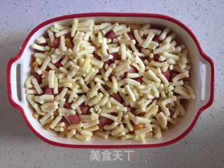 #四session Baking Contest and It's Love to Eat Festival#quick Hand Baked Spaghetti recipe