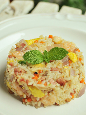 Seafood Fried Rice recipe