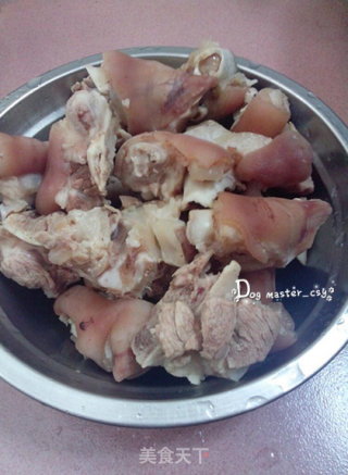 【peanut Roast Pork Trotters】 recipe