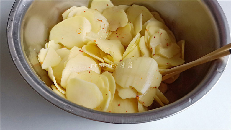Microwave Potato Chips recipe