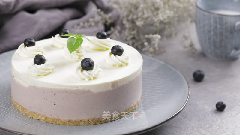 Blueberry Yakult Mousse recipe