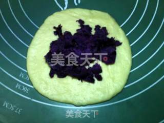 #柏翠大赛#purple Potato Cheese Bread recipe