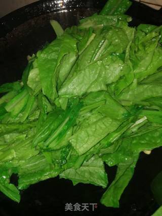 Lettuce in Oyster Sauce recipe