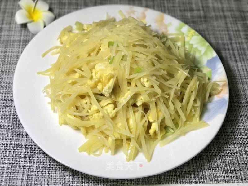 "egg Food" Potato Shredded Scrambled Eggs recipe