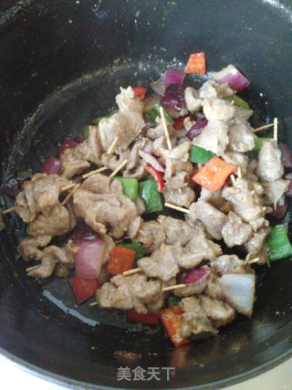 Stir-fried Meat Dishes Give A Barbecue Taste-toothpick Lamb recipe