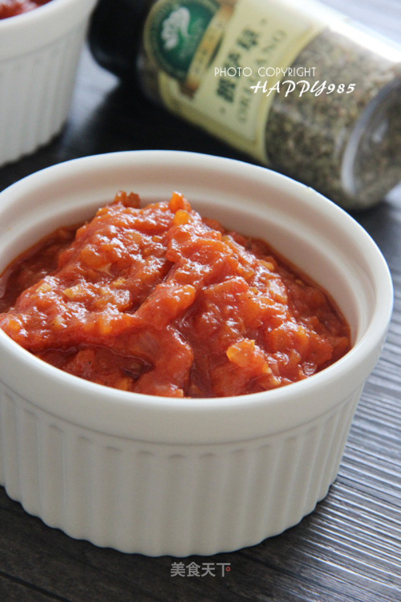 Fry Your Own Healthy Pizza Sauce without Additives-tomato Pizza Sauce recipe