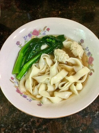 Choy Sum Wanton Noodles recipe