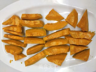 Steamed Beibei Pumpkin☀microwave Version recipe