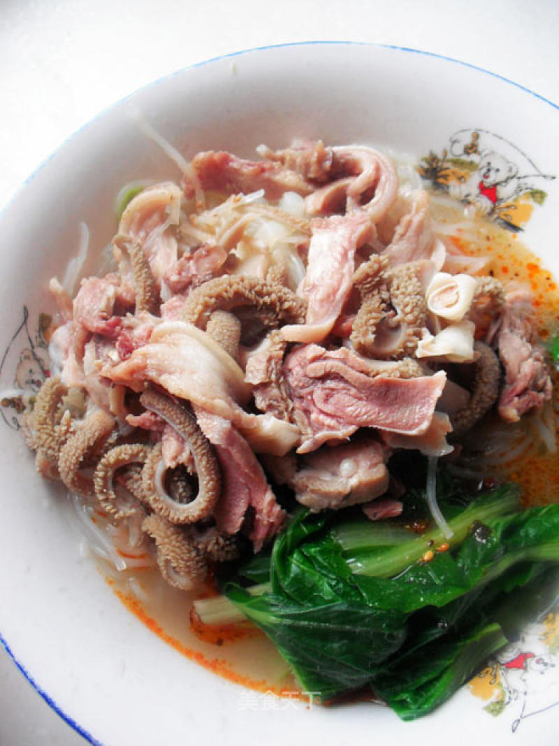A Bowl of Fragrant Haggis Rice Noodles in Winter