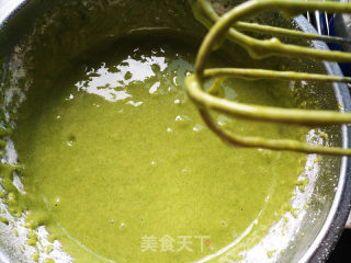 Spinach Juice Chiffon recipe