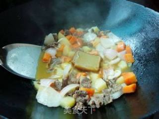 Curry Beef Potatoes recipe