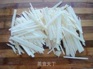 Stir-fried Sweet Bamboo Shoots with Carrots recipe