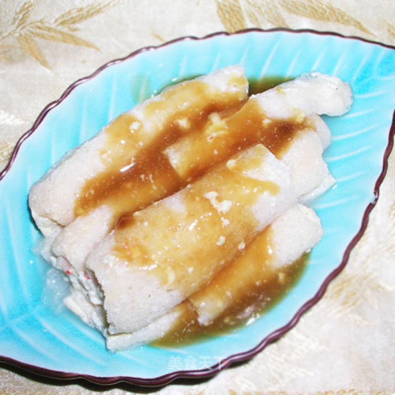 "mushroom" Power "food" Foot-fresh Shrimp Tofu Stuffed Bamboo Fungus recipe