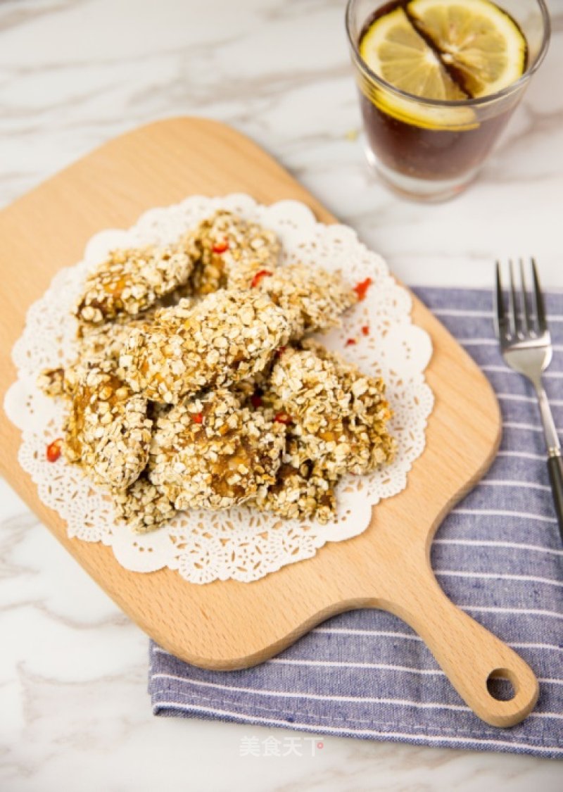 Daogrs Challenge The Low-fat Temptation-oatmeal Salted Chicken recipe