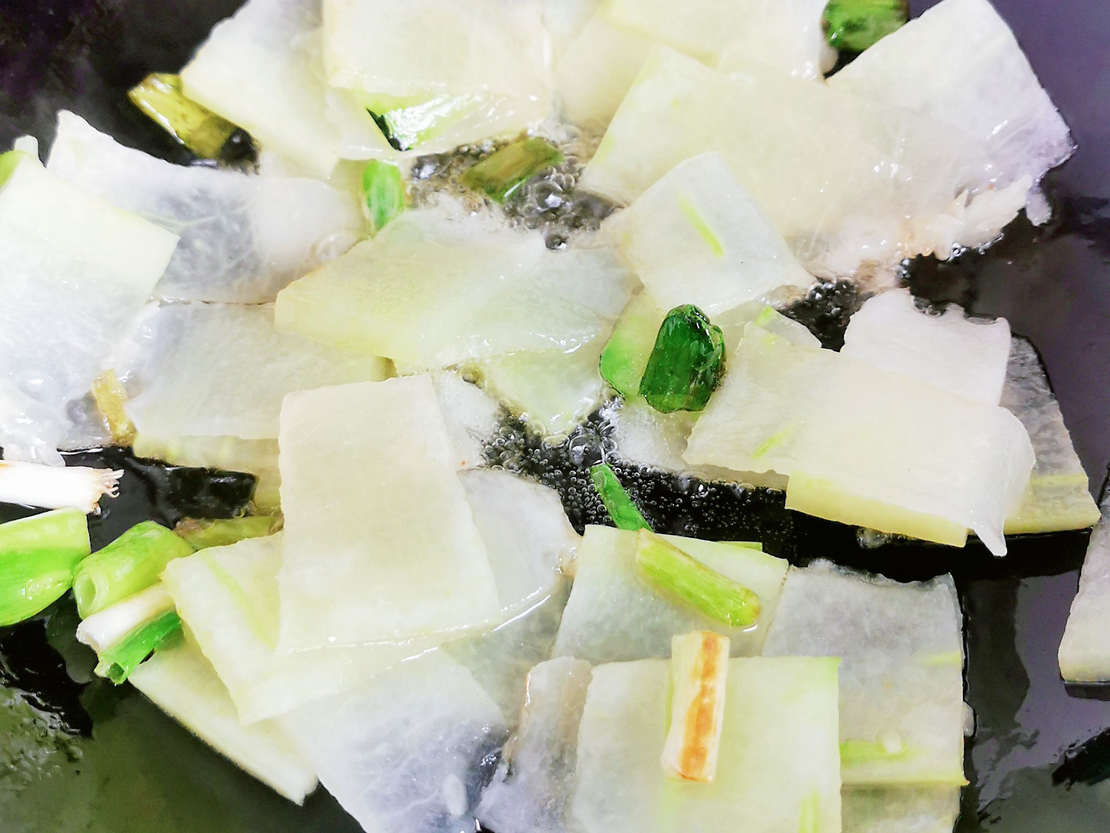 Stir-fried Vegetable Cubes with Winter Melon recipe