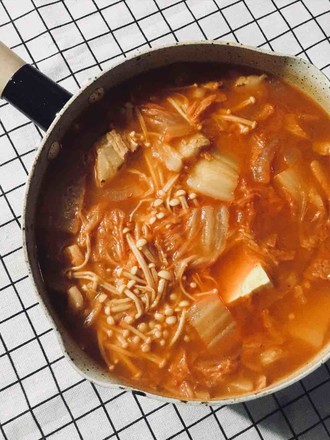 Korean Kimchi Tofu Soup recipe