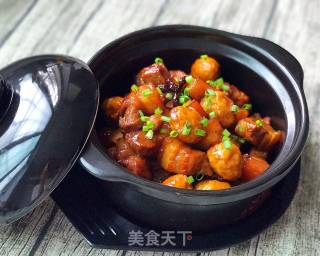 Braised Pork with Tiger Skin Egg recipe