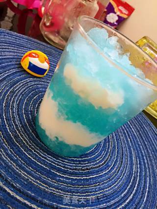 Sand Ice~~blue Sky and White Clouds recipe