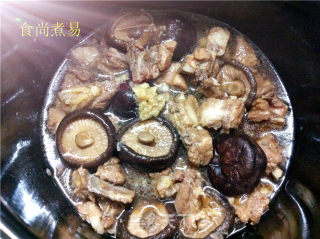 Braised Pork Ribs with Mushrooms recipe