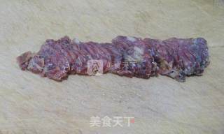 Stir-fried Snow Peas with Sausage recipe