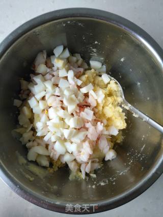 Shrimp Egg Potato Salad recipe