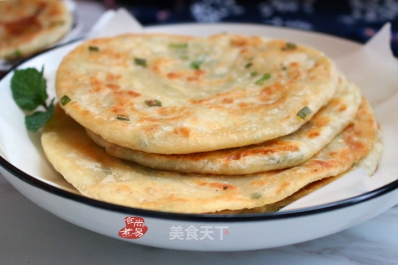 Hot Noodles and Shortening Scallion Pancakes recipe