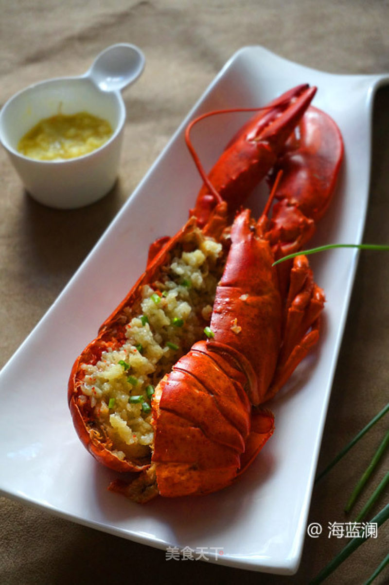 Steamed Lobster with Garlic recipe